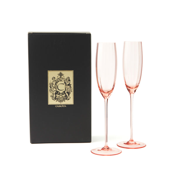 Quinn Champagne Flute Glasses, Set of 2 - Slowdance