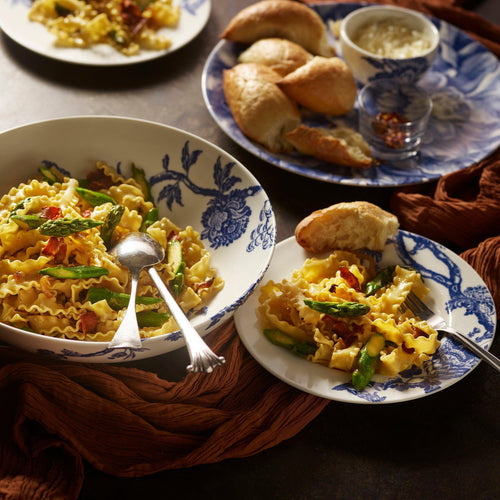 Weeknight Pasta with Asparagus and Bacon