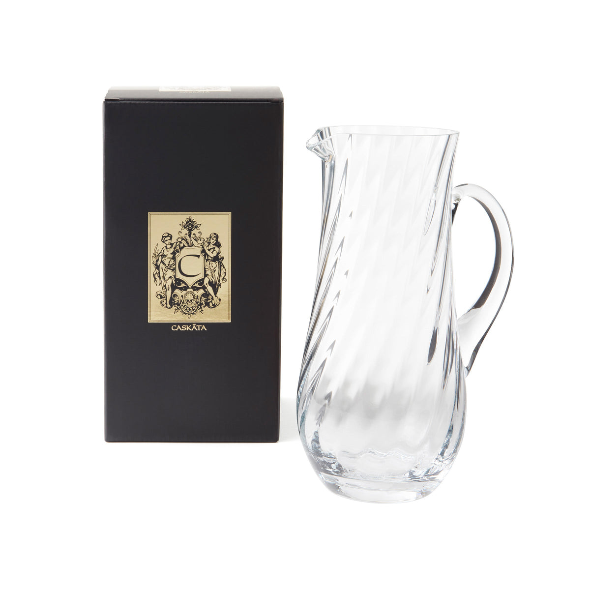 Quinn Clear Mouth-blown Pitcher with gift box