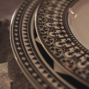 Fez Rimmed Dinner Plate