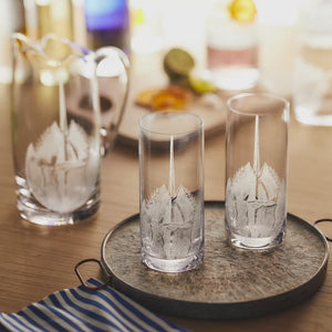 Horseshoe Crab Highball Glasses