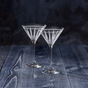 Caskata Dragon Martini Glasses Set of 2