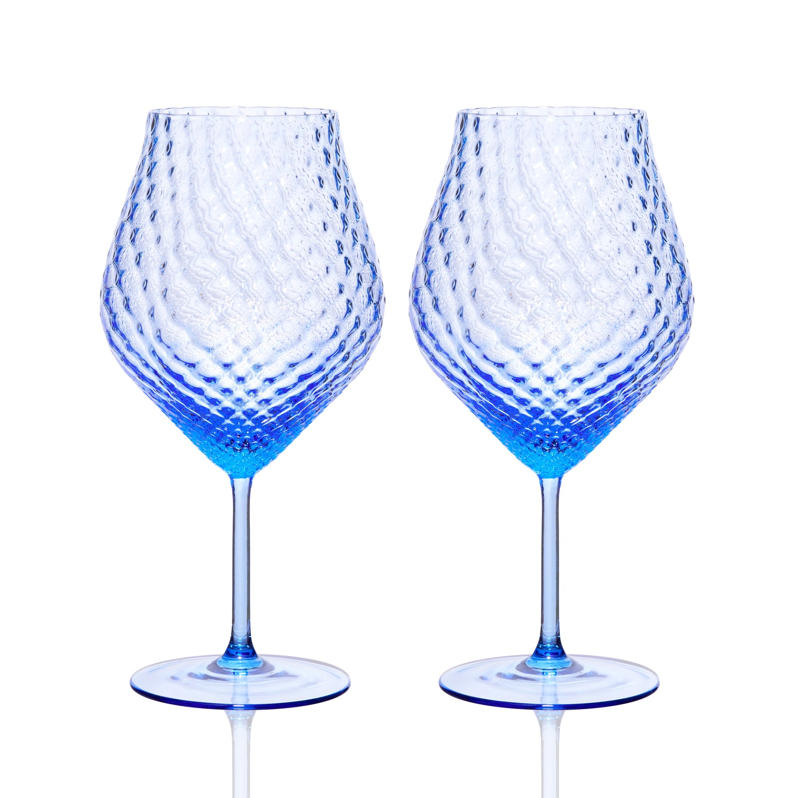 Caskata Phoebe Rose Stemless Wine Glasses Set of 2