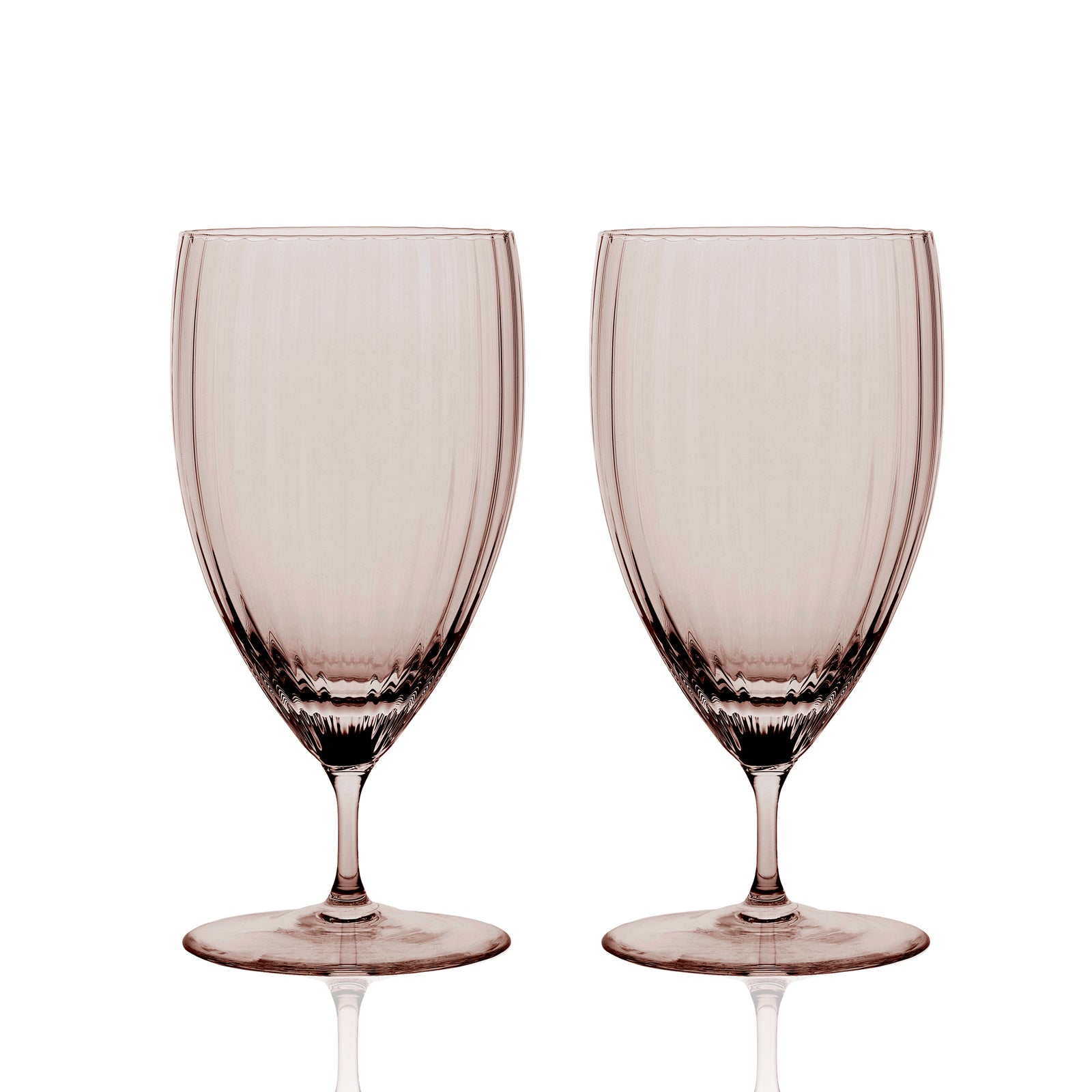 Caskata Cealia Coupe Glasses, Set of 2, Mouth-Blown Glass